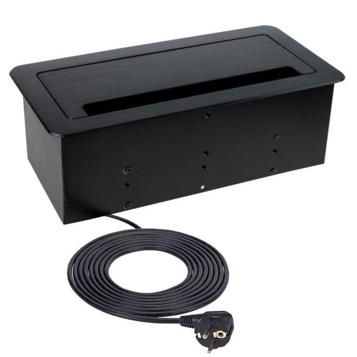Pistikupesade plokk | mööblisse paigaldatav | suletav | 2xSchuko | 2xUSB-A+C | 1xHDMI | 1xRJ45 | 253x117x100mm | 1,5m kaabel | INBOX-CZ-FR-1,5-02 | 5908293401526 1 Pistikupesade plokk | mööblisse paigaldatav | suletav | 2xSchuko | 2xUSB-A+C | 1xHDMI | 1xRJ45 | 253x117x100mm | 1,5m kaabel | INBOX-CZ-FR-1,5-02 | 5908293401526 1