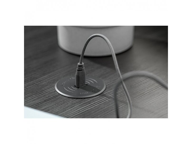 Belaidė įkrovimo stotelė | montuojama į baldus | 1xUSB-A | Ø60mm | 2m kabelis | juoda | GTV | AE-ZUSB-20 | 5901867181954 1 Belaidė įkrovimo stotelė | montuojama į baldus | 1xUSB-A | Ø60mm | 2m kabelis | juoda | GTV | AE-ZUSB-20 | 5901867181954 1