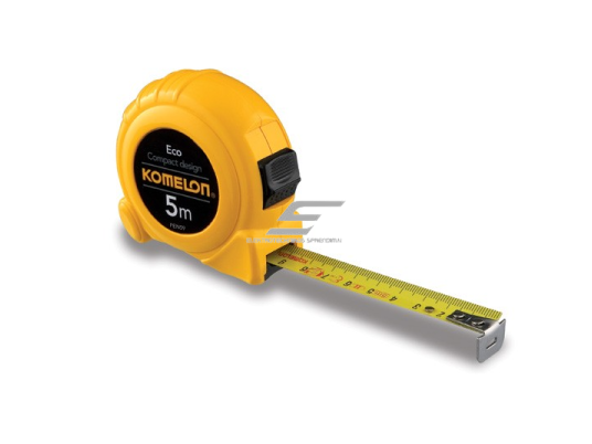 Ruletė Komelon ECO 5 m x 19 mm | 2 klasės tikslumas | ergonomiška | patikimas stabdymo mechanizmas Ruletė Komelon ECO 5 m x 19 mm | 2 klasės tikslumas | ergonomiška | patikimas stabdymo mechanizmas