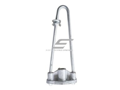 Atotampos lankas su tvirtinimo plokštele | karštai cinkuotas plienas | 400x165mm | Ø24mm Atotampos lankas su tvirtinimo plokštele | karštai cinkuotas plienas | 400x165mm | Ø24mm