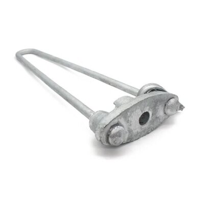 Stay rod bow type with mounting plate | hot-dip galvanized steel | 400x143mm | Ø12mm 1 Stay rod bow type with mounting plate | hot-dip galvanized steel | 400x143mm | Ø12mm 1