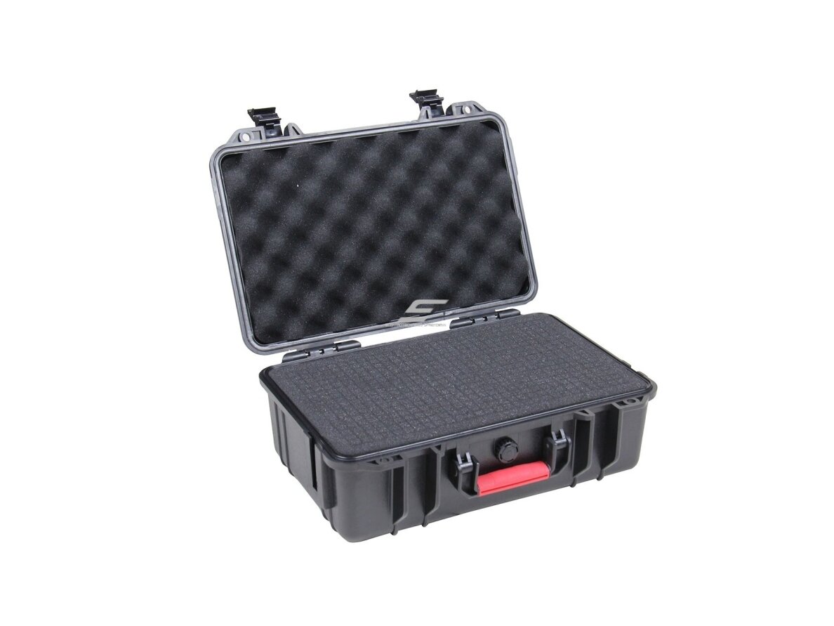 Saugaus transportavimo dėžė su rankena | 335x236x126mm | IP67 3 Saugaus transportavimo dėžė su rankena | 335x236x126mm | IP67 3