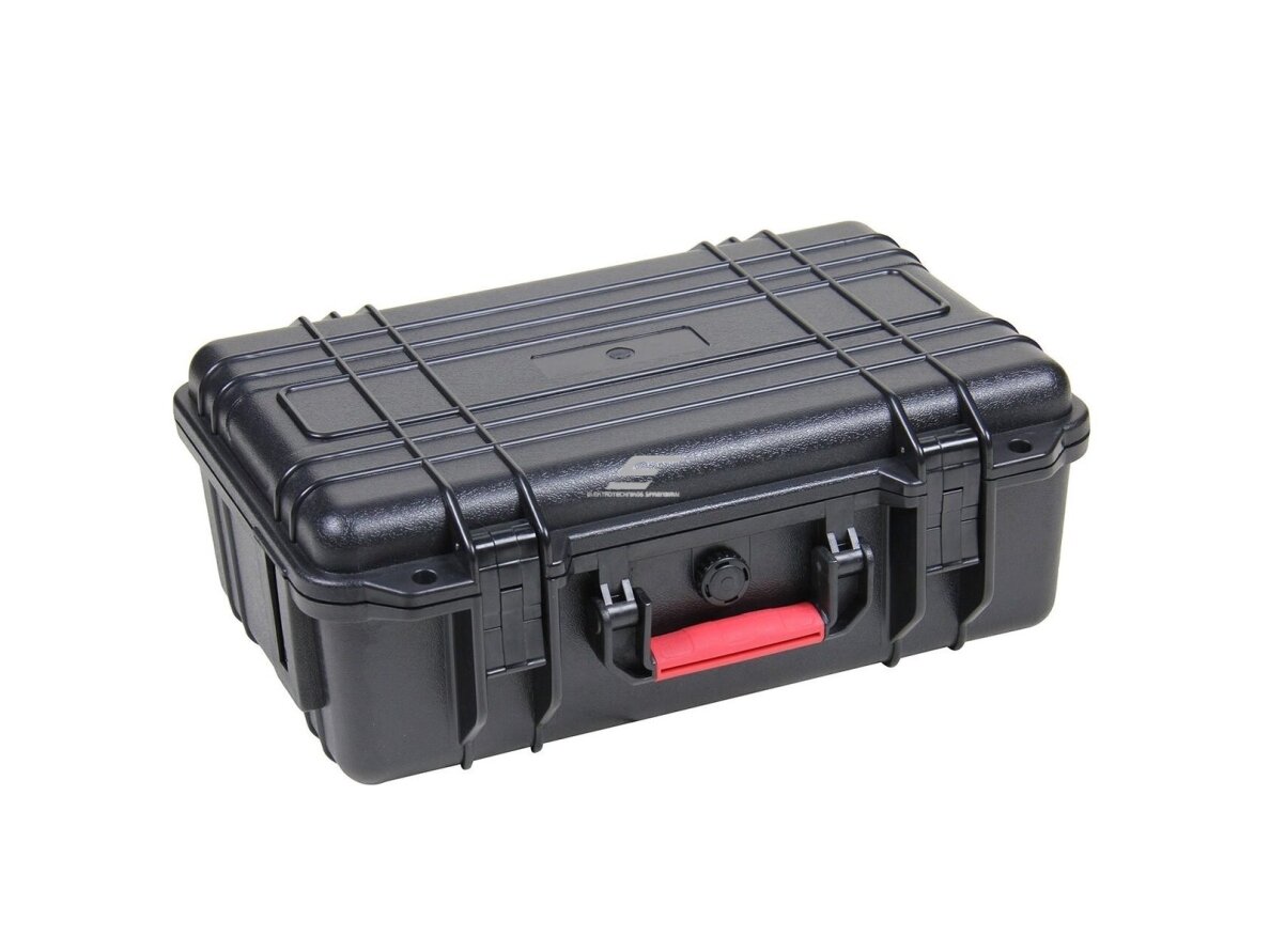Saugaus transportavimo dėžė su rankena | 425x336x126mm | IP67 1 Saugaus transportavimo dėžė su rankena | 425x336x126mm | IP67 1