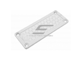 Membraninė kabelių įvado plokštelė su kūgiais | 216×84 mm išpjovai | 43 kabeliams Ø4–27,5 mm | pilka | IP65 | HT Hi Tech Polymers | HTKC-43