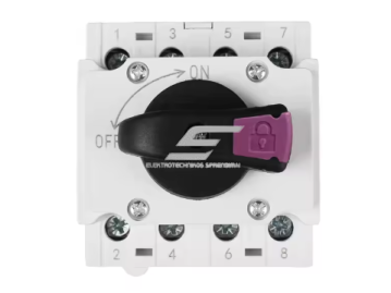Modulinis saulės elektrinės kirtiklis 4P | 32A | 1200VDC | IP66 | DIN Modulinis saulės elektrinės kirtiklis 4P | 32A | 1200VDC | IP66 | DIN