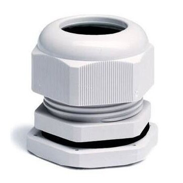 Cable gland with nut and seal | PG9 | for cable Ø4–8 mm | grey | IP67 | PG-09 Cable gland with nut and seal | PG9 | for cable Ø4–8 mm | grey | IP67 | PG-09