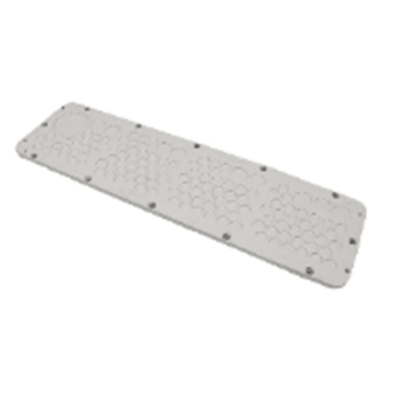 Membrānas kabeļu ievada plāksne | Rittal tipa atverei | 534×149 mm | 139 kabeļi Ø10–60 mm | pelēka | IP65 | HT Hi Tech Polymers | RIT-139 Membrānas kabeļu ievada plāksne | Rittal tipa atverei | 534×149 mm | 139 kabeļi Ø10–60 mm | pelēka | IP65 | HT Hi Tech Polymers | RIT-139