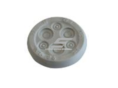Apvali membraninė kabelių įvado tabletė | Ø28 mm angai | 3× Ø3–4 + 3× Ø5–9 mm | pilka | IP65 | HT Hi Tech Polymers | HTL-28 Apvali membraninė kabelių įvado tabletė | Ø28 mm angai | 3× Ø3–4 + 3× Ø5–9 mm | pilka | IP65 | HT Hi Tech Polymers | HTL-28