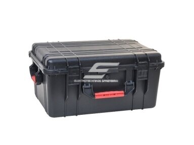 Saugaus transportavimo dėžė su rankena | 260x206x126mm | IP67 Saugaus transportavimo dėžė su rankena | 260x206x126mm | IP67