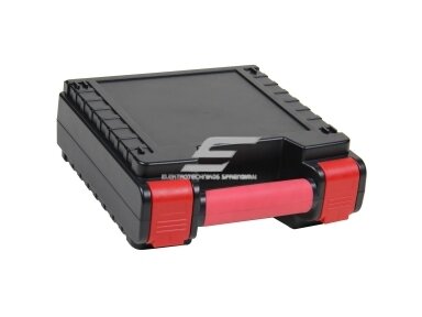 Saugaus transportavimo dėžė su rankena | 256x240x94mm | IP67 Saugaus transportavimo dėžė su rankena | 256x240x94mm | IP67