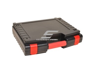 Saugaus transportavimo dėžė su rankena | 390x314x102mm | IP67 Saugaus transportavimo dėžė su rankena | 390x314x102mm | IP67