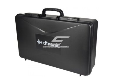 Saugaus transportavimo dėžė su rankena | 525x335x132mm | ABS525 CITRONIC Saugaus transportavimo dėžė su rankena | 525x335x132mm | ABS525 CITRONIC