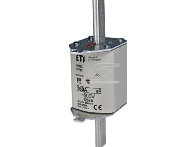 Peilinis saugiklis | NH2C | 160A | 500V | 120kA | gG | Eti | KOMBI | 004185216 Peilinis saugiklis | NH2C | 160A | 500V | 120kA | gG | Eti | KOMBI | 004185216