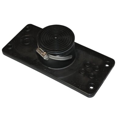 Daudzieeju kabeļu ievada plāksne | 216×100 mm | 1× Ø15–64 + 1× Ø15–35 + 4× Ø8–14 mm | melna | IP65 | HIK-1 Daudzieeju kabeļu ievada plāksne | 216×100 mm | 1× Ø15–64 + 1× Ø15–35 + 4× Ø8–14 mm | melna | IP65 | HIK-1
