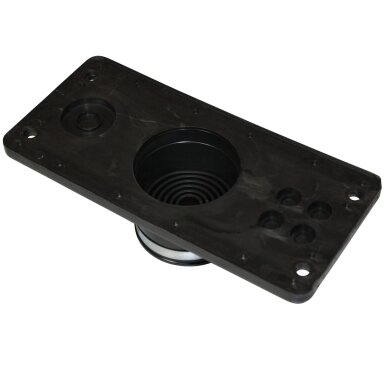 Daudzieeju kabeļu ievada plāksne | 216×100 mm | 1× Ø15–64 + 1× Ø15–35 + 4× Ø8–14 mm | melna | IP65 | HIK-1 Daudzieeju kabeļu ievada plāksne | 216×100 mm | 1× Ø15–64 + 1× Ø15–35 + 4× Ø8–14 mm | melna | IP65 | HIK-1