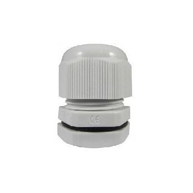 Kabeļa blīvslēgs ar uzgriezni un blīvi | M25×1,5 | kabelim Ø13–18 mm | gaiši pelēks | IP68 | Haupa | 250050