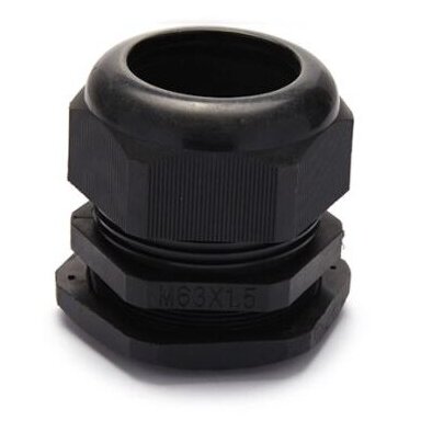 Cable gland with nut and seal | PG11 | for cable Ø5–10 mm | black | IP67 | PG-11B Cable gland with nut and seal | PG11 | for cable Ø5–10 mm | black | IP67 | PG-11B