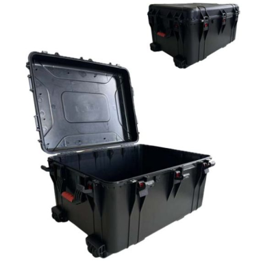 Safe transport box | trolley case with wheels | handle | lock | pressure equalization valve | 802x629x435mm | IP67 Safe transport box | trolley case with wheels | handle | lock | pressure equalization valve | 802x629x435mm | IP67