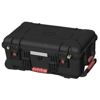 Safe transport box | trolley case with wheels | handle | lock | pressure equalization valve | 559x355x239mm | IP67 Safe transport box | trolley case with wheels | handle | lock | pressure equalization valve | 559x355x239mm | IP67