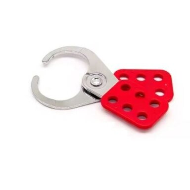 LOTO Safety multi-lock hasp | lock | 6 lock holes | 38mm | red LOTO Safety multi-lock hasp | lock | 6 lock holes | 38mm | red