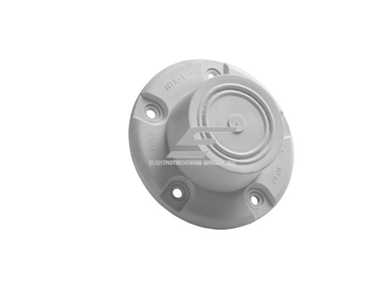 Vieno kabelio membraninis įvadas su flanšu | angai Ø86 mm | kabeliui Ø55–70 mm | flanšas Ø123,1 mm | pilkas | IP67 | HT Hi Tech Polymers | HTX-1
