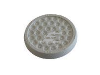 Apvali membraninė kabelių įvado tabletė | Ø50 mm angai | 36 kabeliams Ø3,5–5,5 mm | pilka | IP65 | HT Hi Tech Polymers | HT-50 (HTL-50-36)