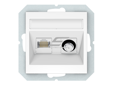 Palydovinės atenos ir kompiuterio lizdas | SAT+RJ45 | potinkinis | IP20 | baltas | Vilma | QR1000 | SAT/KLRJ45-16E2-02 | 4779101118308 Palydovinės atenos ir kompiuterio lizdas | SAT+RJ45 | potinkinis | IP20 | baltas | Vilma | QR1000 | SAT/KLRJ45-16E2-02 | 4779101118308