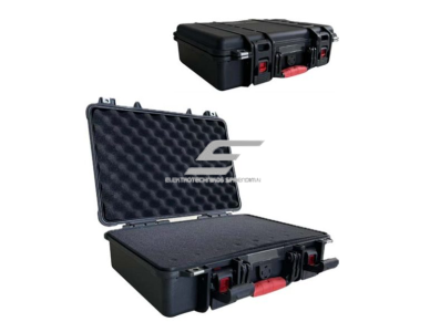 Saugaus transportavimo dėžė su rankena | 425x338x127mm | IP67 Saugaus transportavimo dėžė su rankena | 425x338x127mm | IP67