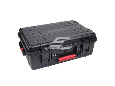 Saugaus transportavimo dėžė su rankena | 610x436x216mm | IP67 1 Saugaus transportavimo dėžė su rankena | 610x436x216mm | IP67 1