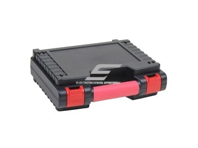 Saugaus transportavimo dėžė su rankena | 273x222x84mm | IP67 1 Saugaus transportavimo dėžė su rankena | 273x222x84mm | IP67 1