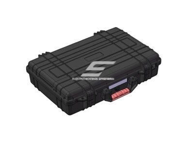 Saugaus transportavimo dėžė su rankena | 492x353x122mm | IP67 1 Saugaus transportavimo dėžė su rankena | 492x353x122mm | IP67 1
