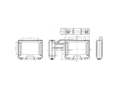 Saugaus transportavimo dėžė su rankena | 390x314x102mm | IP67 4 Saugaus transportavimo dėžė su rankena | 390x314x102mm | IP67 4