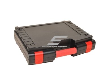 Saugaus transportavimo dėžė su rankena | 390x314x102mm | IP67 1 Saugaus transportavimo dėžė su rankena | 390x314x102mm | IP67 1