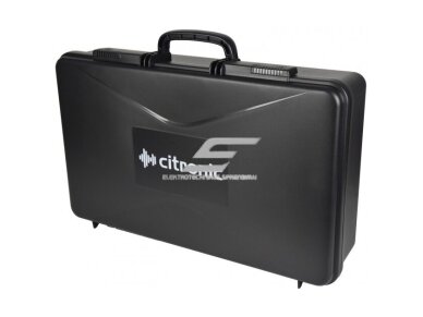 Saugaus transportavimo dėžė su rankena | 525x335x132mm | ABS525 CITRONIC Saugaus transportavimo dėžė su rankena | 525x335x132mm | ABS525 CITRONIC