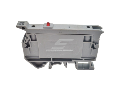 Modulinis saugiklių kirtiklių laikiklis | blokas | 6,3A | 600V | 0,48kA | 6,3x32mm | AC/DC | DIN | Connectwell | CAFL4U Modulinis saugiklių kirtiklių laikiklis | blokas | 6,3A | 600V | 0,48kA | 6,3x32mm | AC/DC | DIN | Connectwell | CAFL4U