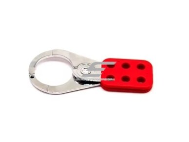 LOTO saugos daugiaspynis užraktas | spyna | 6 spynų angos | 38mm | raudonas | plieninis 3 LOTO saugos daugiaspynis užraktas | spyna | 6 spynų angos | 38mm | raudonas | plieninis 3