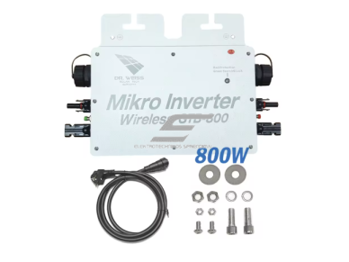 Mikro inverteris saulės moduliams | vienfazis | 800W | 22-50V DC - 230V AC | Wi-Fi | MPPT | IP65 1 Mikro inverteris saulės moduliams | vienfazis | 800W | 22-50V DC - 230V AC | Wi-Fi | MPPT | IP65 1