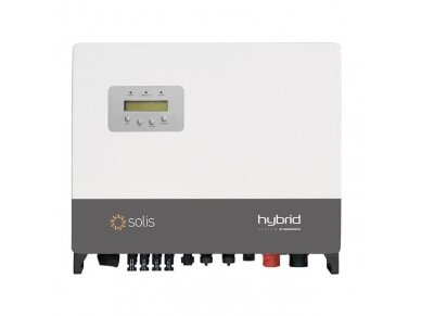 Saulės elektrinės inverteris | trifazis | 5kW | Solis | Gin Long technologies | Solis-RHI-3P-4G-5K-DC