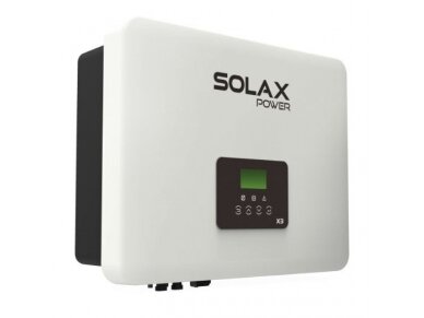 Saulės elektrinės inverteris | trifazis | 8 kW | 400VAC | Wi-Fi | Solax | X3-8.0-T EU Saulės elektrinės inverteris | trifazis | 8 kW | 400VAC | Wi-Fi | Solax | X3-8.0-T EU