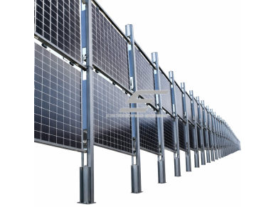 Saulės modulių konstrukcija | vertikali | žemės montavimas | bifacial (dvipusiai) moduliai | 60 m/s vėjo apkrova Saulės modulių konstrukcija | vertikali | žemės montavimas | bifacial (dvipusiai) moduliai | 60 m/s vėjo apkrova