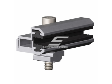 Berėmių saulės modulių tvirtinimo spaustukas | iki 60 m/s | stiklo moduliams | anodizuotas | stogo montavimui Berėmių saulės modulių tvirtinimo spaustukas | iki 60 m/s | stiklo moduliams | anodizuotas | stogo montavimui