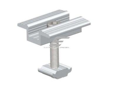 Saulės modulių plokščių vidurinis laikiklis | T-tipo | 30mm | Goomax Middle Clamp | GM-MC-30H