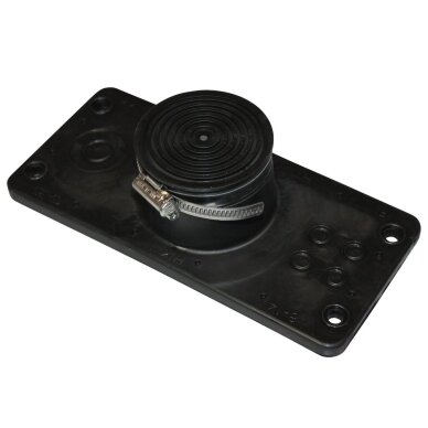 Multi-entry cable entry plate | 216×100 mm | 1× Ø15–64 + 1× Ø15–35 + 4× Ø8–14 mm | black | IP65 | HIK-1 Multi-entry cable entry plate | 216×100 mm | 1× Ø15–64 + 1× Ø15–35 + 4× Ø8–14 mm | black | IP65 | HIK-1