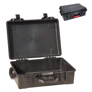 Drošas transportēšanas koferis | čemodāns ar rokturi | 610x436x216mm | IP67 Drošas transportēšanas koferis | čemodāns ar rokturi | 610x436x216mm | IP67
