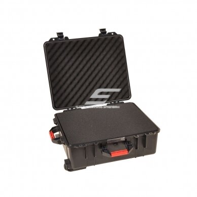 Safe transport case | suitcase with wheels and handle | 647x496x224mm | IP67 1 Safe transport case | suitcase with wheels and handle | 647x496x224mm | IP67 1