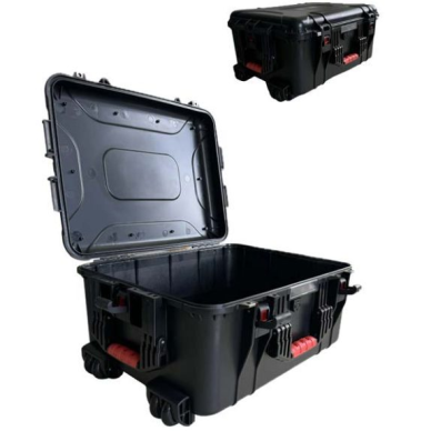 Safe transport box | trolley case with wheels | handle | lock | pressure equalization valve | 643x505x314mm | IP67 Safe transport box | trolley case with wheels | handle | lock | pressure equalization valve | 643x505x314mm | IP67