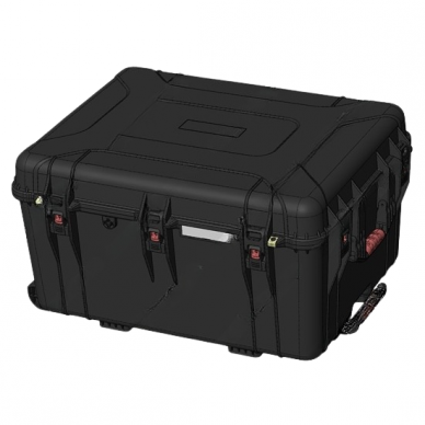 Skrzynia do bezpiecznego transportu | walizka na kółkach | uchwyt | zamek | zawór wyrównujący ciśnienie | 802x629x435mm | IP67 2