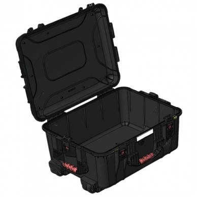 Safe transport box | trolley case with wheels | handle | lock | pressure equalization valve | 643x505x314mm | IP67 2 Safe transport box | trolley case with wheels | handle | lock | pressure equalization valve | 643x505x314mm | IP67 2