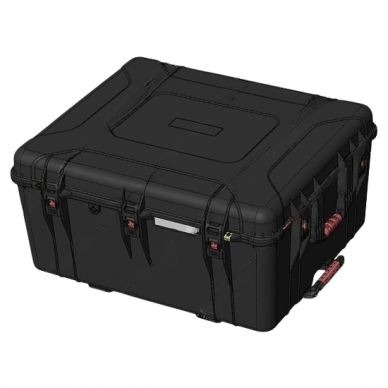 Drošas transportēšanas kaste | čemodāns ar riteņiem | rokturis | slēdzene | spiediena izlīdzināšanas vārsts | 861x731x425mm | IP67 1 Drošas transportēšanas kaste | čemodāns ar riteņiem | rokturis | slēdzene | spiediena izlīdzināšanas vārsts | 861x731x425mm | IP67 1