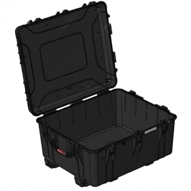 Drošas transportēšanas kaste | čemodāns ar riteņiem | rokturis | slēdzene | spiediena izlīdzināšanas vārsts | 861x731x425mm | IP67 2 Drošas transportēšanas kaste | čemodāns ar riteņiem | rokturis | slēdzene | spiediena izlīdzināšanas vārsts | 861x731x425mm | IP67 2